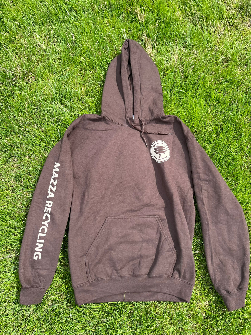 Mazza Brown Hooded Sweatshirt