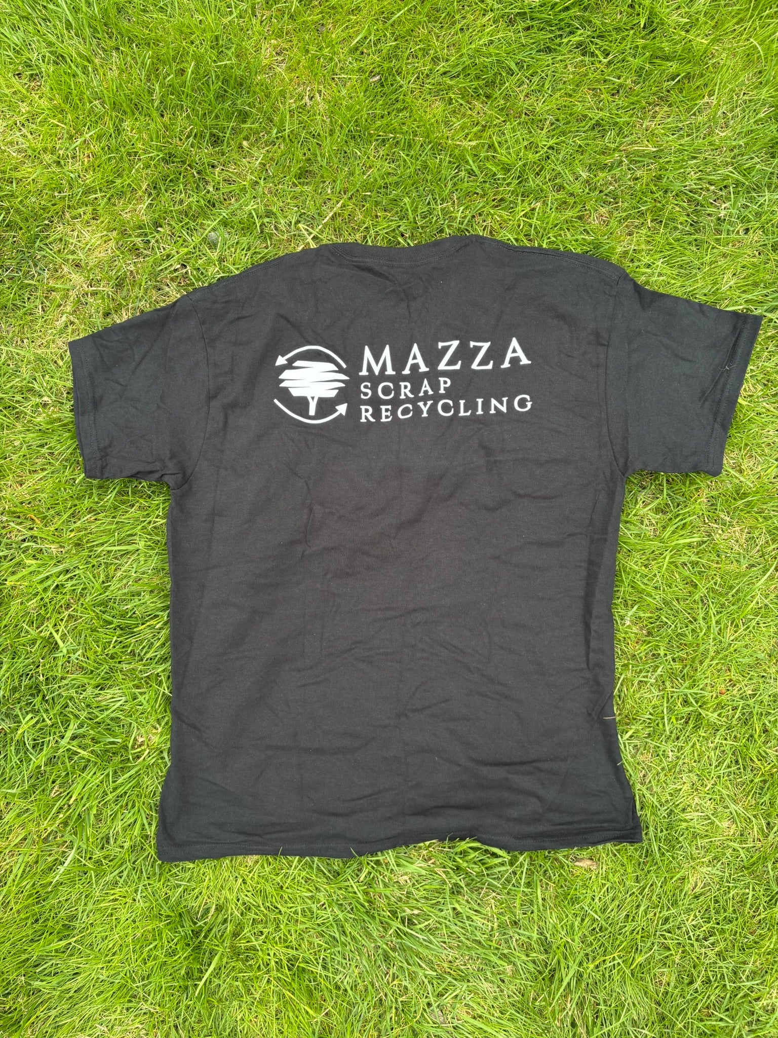 Mazza Scrap Black Short Sleeve Tee