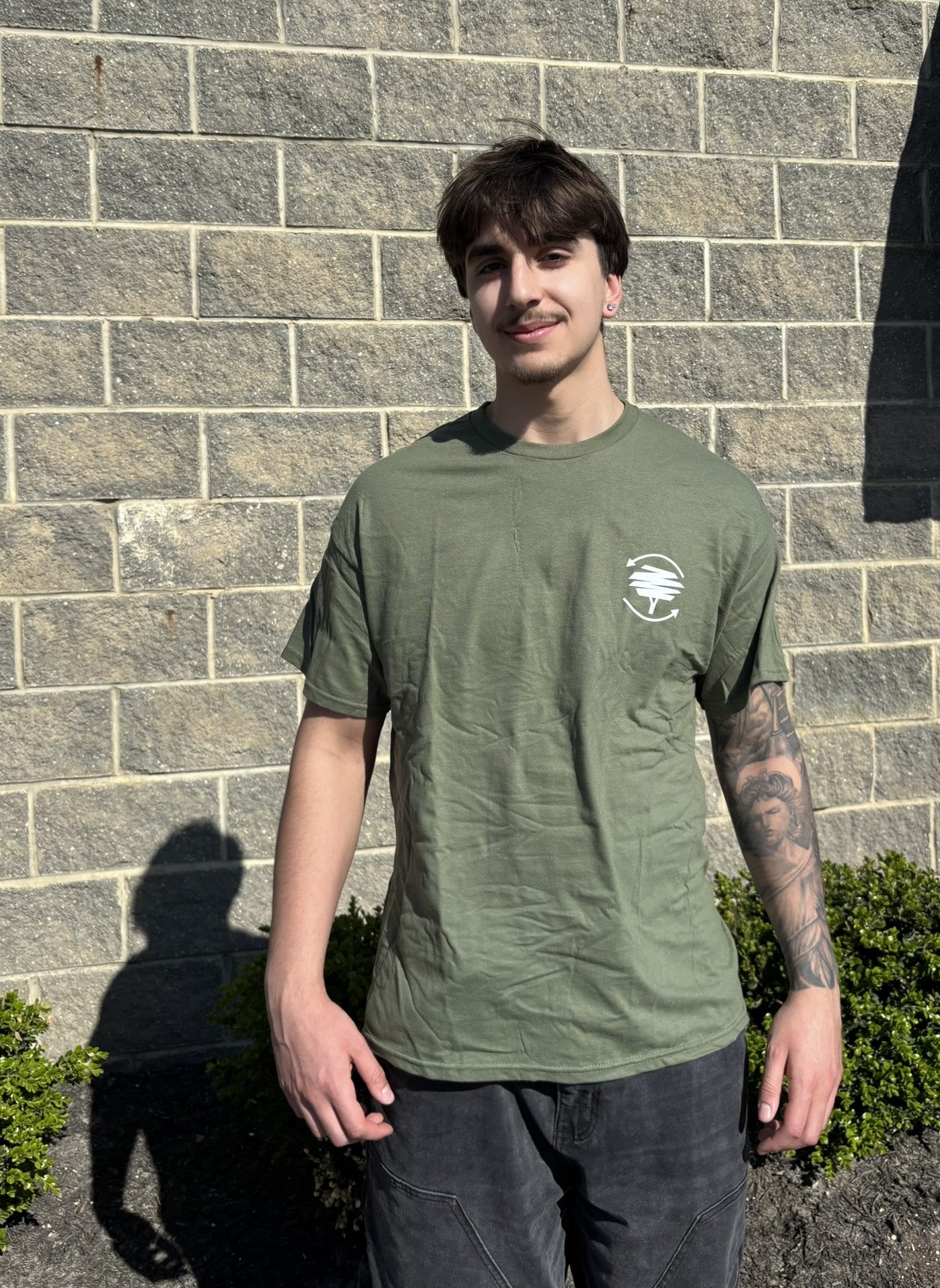 Mazza Mulch Army Green Short Sleeve Tee