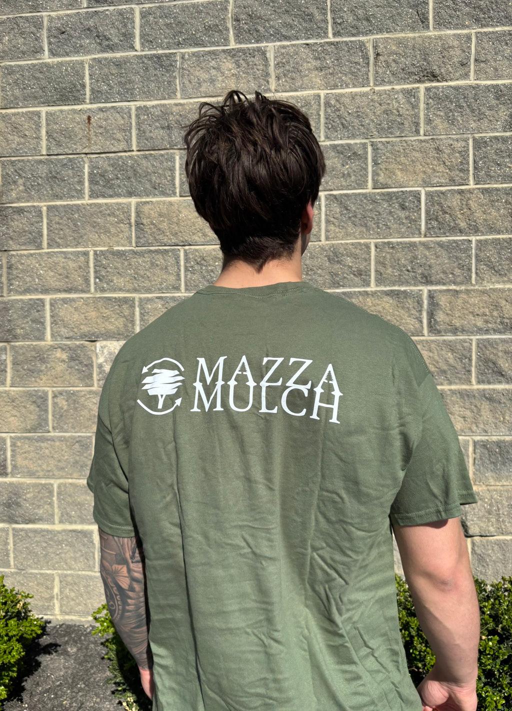 Mazza Mulch Army Green Short Sleeve Tee