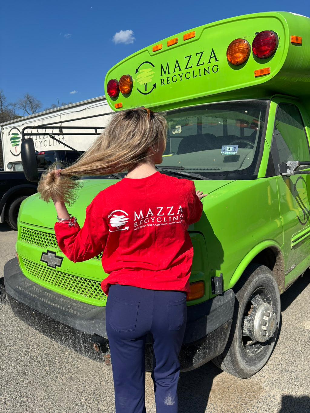 Mazza Red Long Sleeve Tee