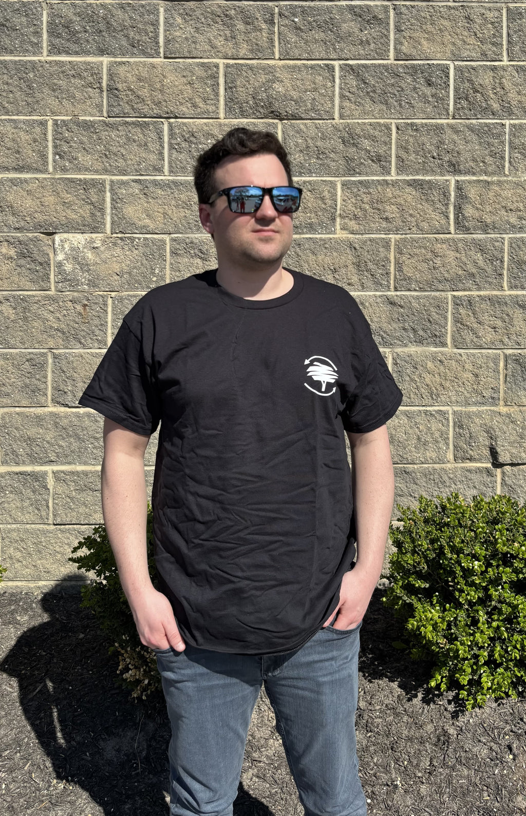 Mazza Scrap Black Short Sleeve Tee