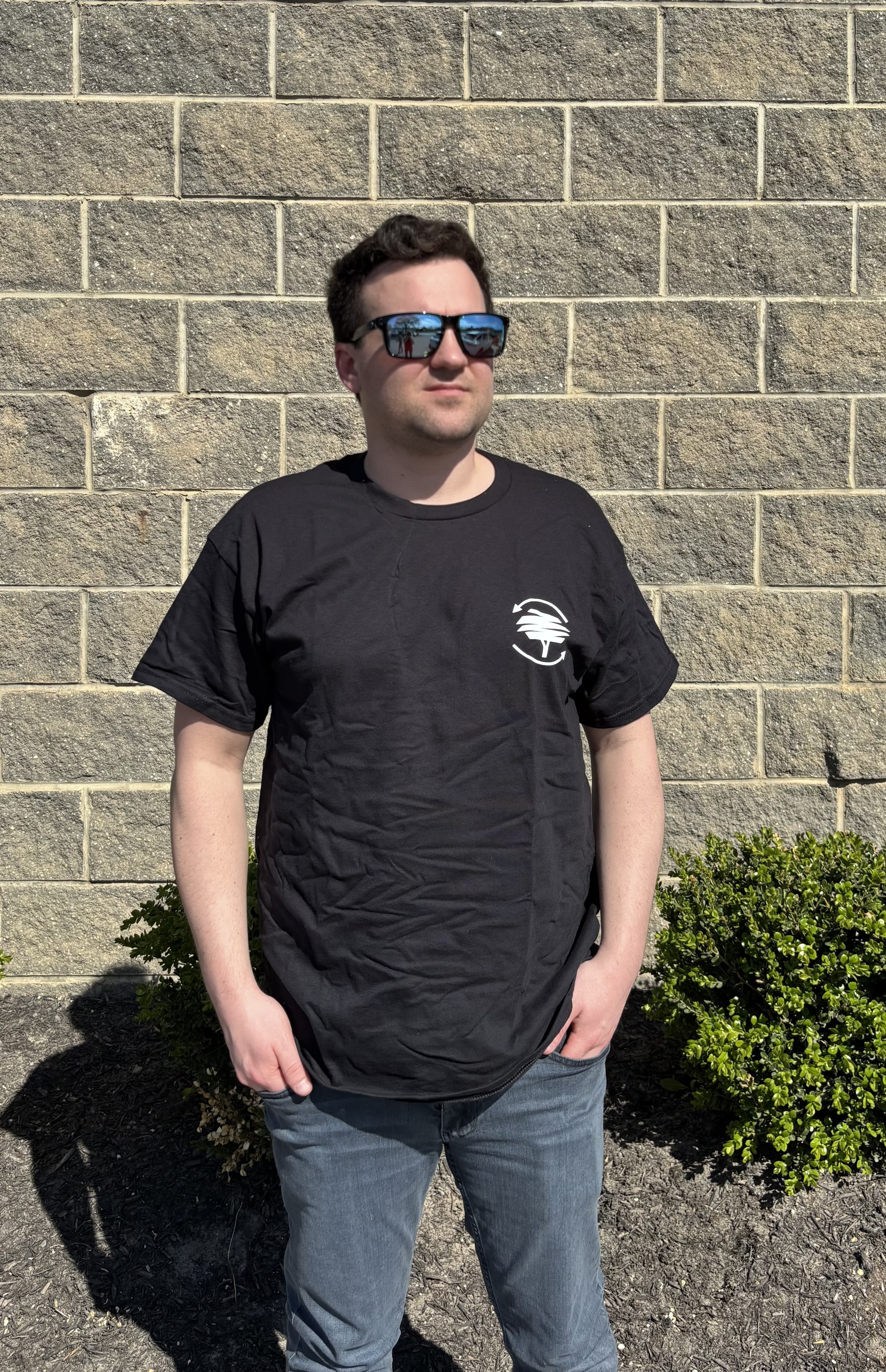 Mazza Scrap Black Short Sleeve Tee