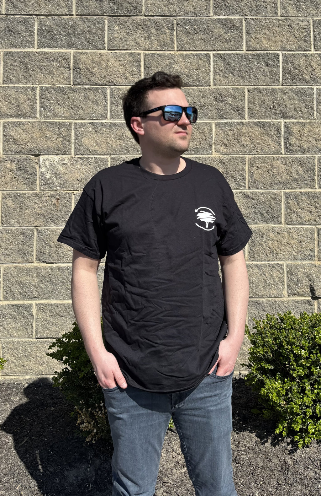 Mazza Scrap Black Short Sleeve Tee