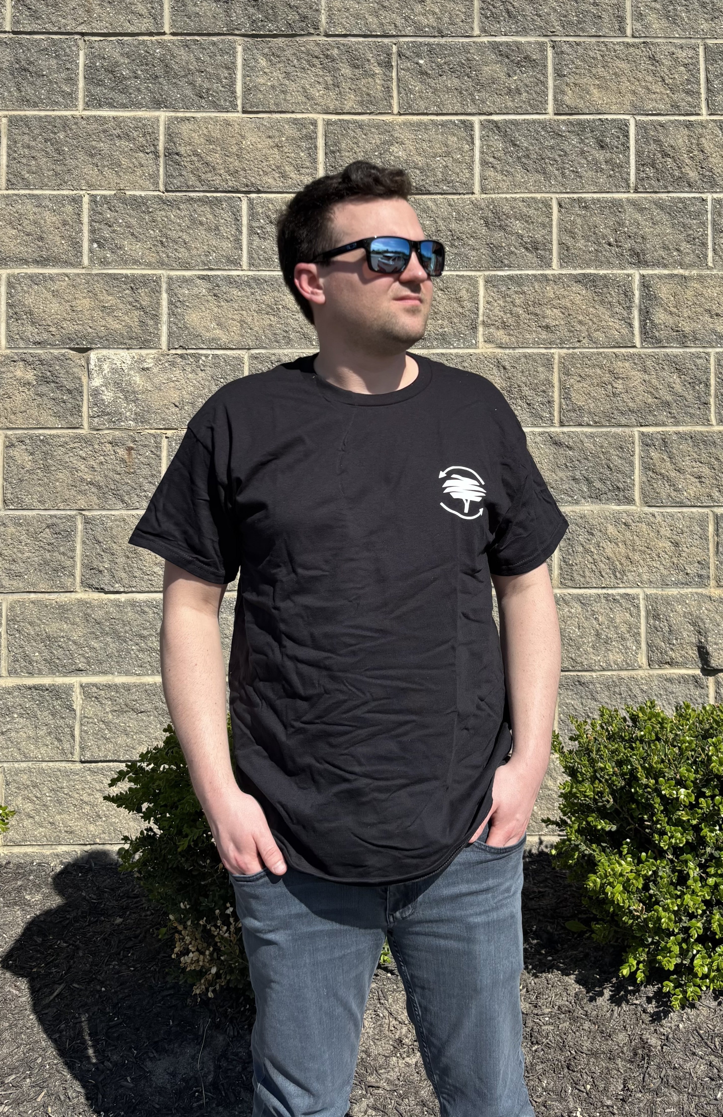 Mazza Scrap Black Short Sleeve Tee