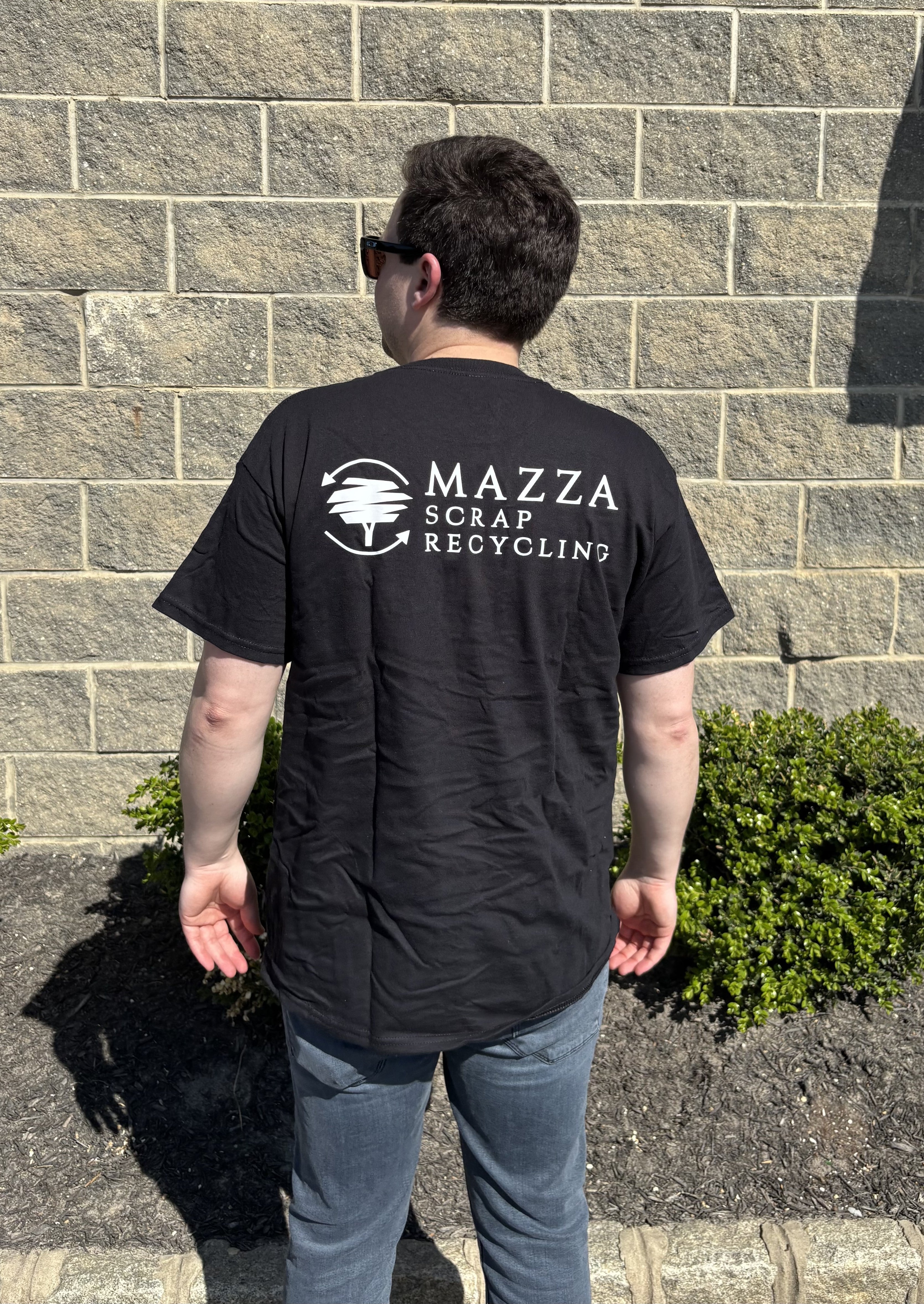 Mazza Scrap Black Short Sleeve Tee