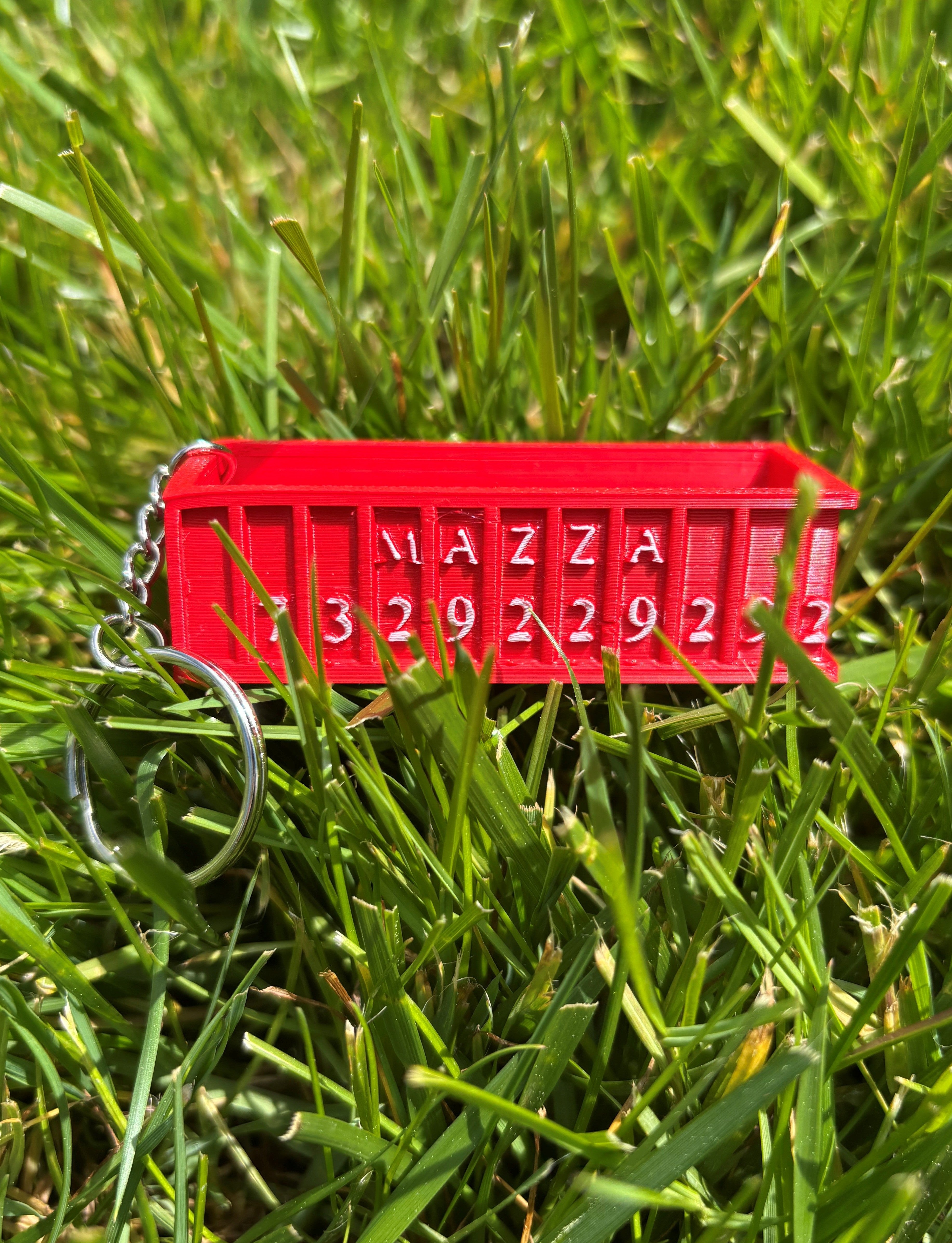 Mazza Dumpster Keychain